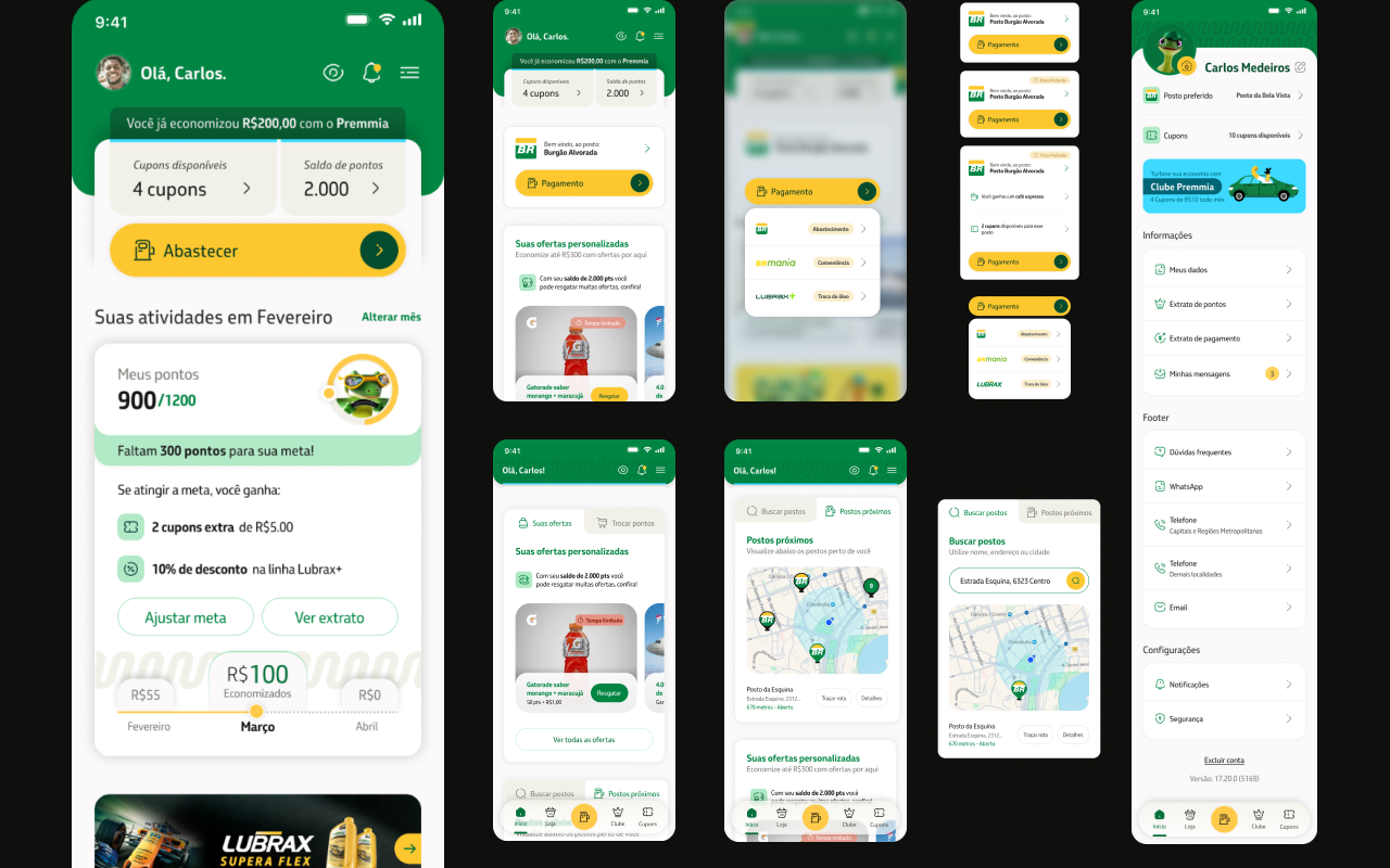 Premmia app overview