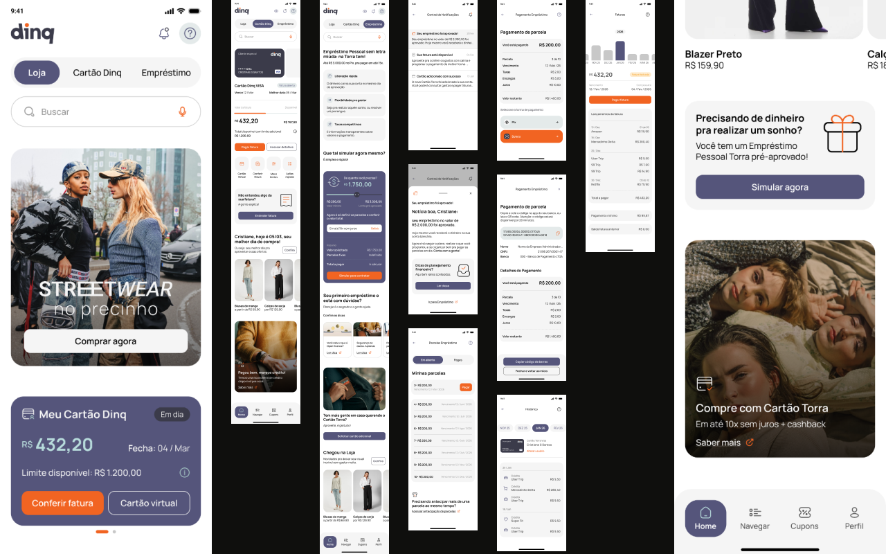 Dinq app overview